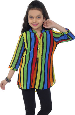 19% OFF on Catmini Striped Girl's Tunic