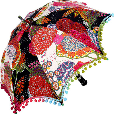 52% OFF on Rajrang Fruit Print Kantha Umbrella