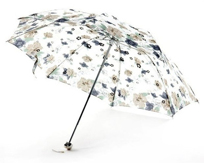 66% OFF on Bizarro Flowery Prints- 3-Fold Umbrella Grey