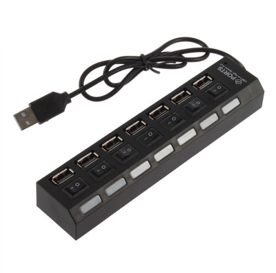 28% OFF on Digital Marketing 7 Port USB Hub Black, White 28% OFF on Digital Marketing 7 Port USB Hub Black, White