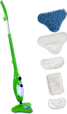 Evana Best H2O Floor Cleaning X5 5-in-1 Cleaner Steamer Mops with Handsfree Cradle Accessory Steam Cleaner