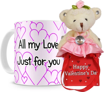 44% OFF on Everyday Gifts Just For You Mug Valentine Gift Set