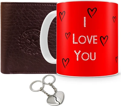 42% OFF on Everyday Gifts Wallet and Mug Love for Him M-VL-09 Valentine Gift Set 42% OFF on Everyday Gifts Wallet and Mug Love for Him M-VL-09 Valentine Gift Set