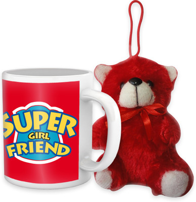 42% OFF on Tiedribbons Super Girlfriend Coffee Mug Teddy Combo Valentine Gift Set 42% OFF on Tiedribbons Super Girlfriend Coffee Mug Teddy Combo Valentine Gift Set