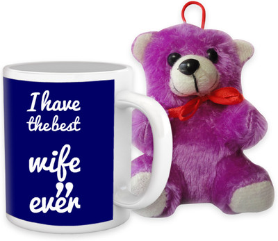 42% OFF on Tiedribbons I Have The Best Wife Coffee Mug Teddy Combo Valentine Gift Set 42% OFF on Tiedribbons I Have The Best Wife Coffee Mug Teddy Combo Valentine Gift Set