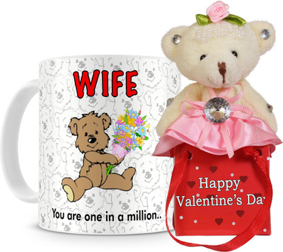 44% OFF on Everyday Gifts One In A Million Wife Mug Valentine Gift Set