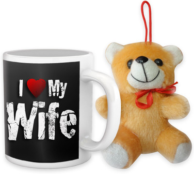 42% OFF on Tiedribbons I Love Wife Coffee Mug Teddy Combo Valentine Gift Set 42% OFF on Tiedribbons I Love Wife Coffee Mug Teddy Combo Valentine Gift Set