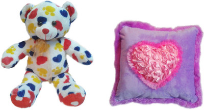 31% OFF on MFT Teddy T0060 and Cushion P0051 Valentine Gift Set