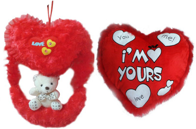 37% OFF on MFT Swing teddy T0073 and heart P0022 Valentine Gift Set