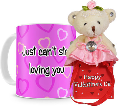 44% OFF on Everyday Gifts Cant Stop Loving You Mug Valentine Gift Set