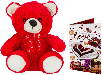 Celebrations Lovely Red Teddy & Valentine Greetings Valentine Gift Set Celebrations Lovely Red Teddy & Valentine Greetings Valentine Gift Set