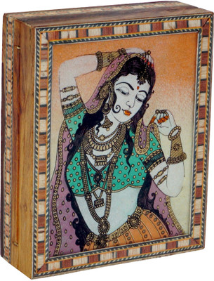 67% OFF on R S Jewels Gem Stone Painting Indian Handicraft Wooden Jewellery Vanity Box Multicolor 67% OFF on R S Jewels Gem Stone Painting Indian Handicraft Wooden Jewellery Vanity Box Multicolor
