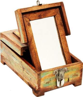 38% OFF on RajLaxmi Wooden Makeup Vanity Box Multicolor 38% OFF on RajLaxmi Wooden Makeup Vanity Box Multicolor