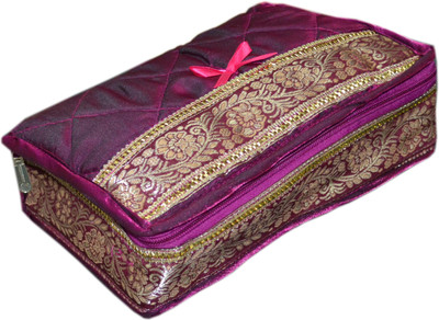 72% OFF on Styler Silk Border Jewellery Makeup Vanity Pouch Multicolor 72% OFF on Styler Silk Border Jewellery Makeup Vanity Pouch Multicolor