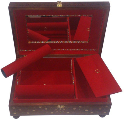 83% OFF on Onlineshoppee CA-109 Jewellery Vanity Case Brown