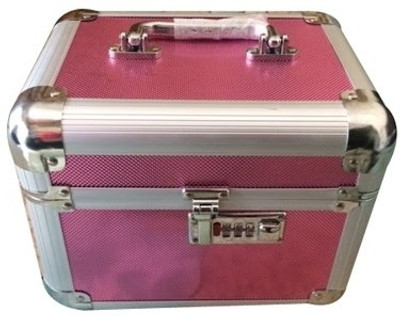 52% OFF on Platinum Cosmetic Box with Lock Makeup and Jewellery Vanity Case Pink 52% OFF on Platinum Cosmetic Box with Lock Makeup and Jewellery Vanity Case Pink