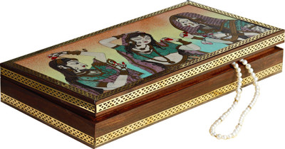 29% OFF on Aapno Rajasthan Ragini Design Gemstone Jewellery Vanity Case Brown 29% OFF on Aapno Rajasthan Ragini Design Gemstone Jewellery Vanity Case Brown