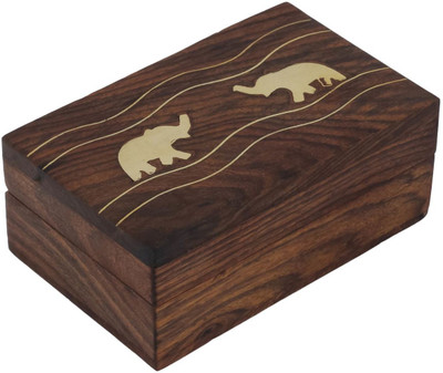 40% OFF on Crafts'man Handmade Wooden Decorative Jewellery Vanity Box Brown 40% OFF on Crafts'man Handmade Wooden Decorative Jewellery Vanity Box Brown