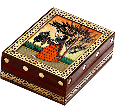 70% OFF on Aapno Rajasthan Lady Figure Jewellery Vanity Box Dark Brown 70% OFF on Aapno Rajasthan Lady Figure Jewellery Vanity Box Dark Brown