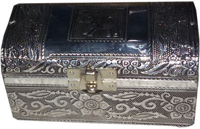 6% OFF on KE KEWM-413C Jewellery Vanity Box Silver, Blue