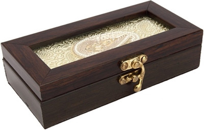 27% OFF on Anisha Creatives 2 Division Multipurpose Vanity Jewellery Box Brown 27% OFF on Anisha Creatives 2 Division Multipurpose Vanity Jewellery Box Brown