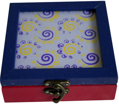 33% OFF on Bodhitree Btcb22 Blue Multi Storage Box Vanity Case Blue