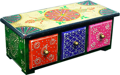 52% OFF on RajLaxmi Unique Wooden Makeup Vanity Drawer Box Multicolor 52% OFF on RajLaxmi Unique Wooden Makeup Vanity Drawer Box Multicolor