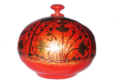 16% OFF on Cluod9emporio Floral Print Paper Makeup and Jewellery Vanity Box Maroon, Black