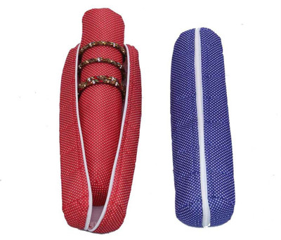 67% OFF on Kuber Industries One Rod Bangle Jewellery Vanity Pouch Red, Blue 67% OFF on Kuber Industries One Rod Bangle Jewellery Vanity Pouch Red, Blue