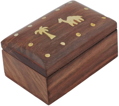 40% OFF on Crafts'man Wooden Decorative Jewellery Vanity Box Brown 40% OFF on Crafts'man Wooden Decorative Jewellery Vanity Box Brown