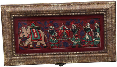 40% OFF on Aaina Home Decor Traditional Series-BC-101 Storage Vanity Box Multicolor