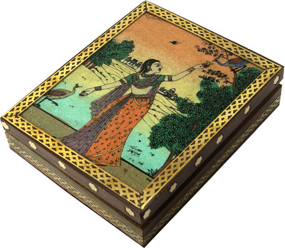 68% OFF on R S Jewels Wooden Gemstone Painting Handmade Jewellery Vanity Box Multicolor 68% OFF on R S Jewels Wooden Gemstone Painting Handmade Jewellery Vanity Box Multicolor