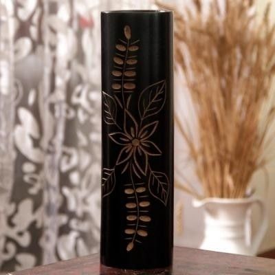 14% OFF on Tokenz Tall Cylindrical Polished Flower Wooden Vase 14% OFF on Tokenz Tall Cylindrical Polished Flower Wooden Vase