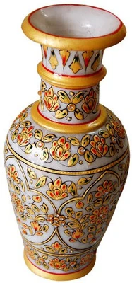 51% OFF on RajLaxmi Marble Flower With Meenakari Work And Kundan Gold Plated Vase 51% OFF on RajLaxmi Marble Flower With Meenakari Work And Kundan Gold Plated Vase