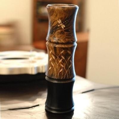 14% OFF on Tokenz Butterfly Carved Flower Wooden Vase