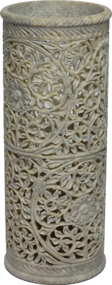40% OFF on Artist Haat Natural soapstone with carving art Stoneware Vase