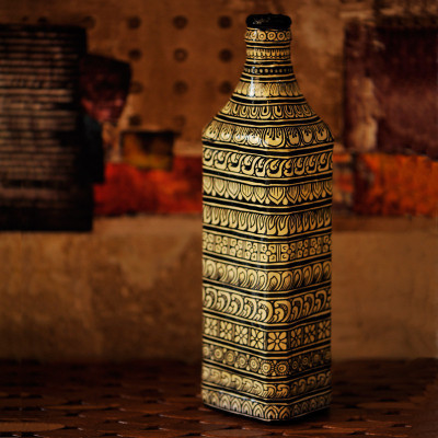 45% OFF on ExclusiveLane Decorative In Bottle Shaped Glass Vase