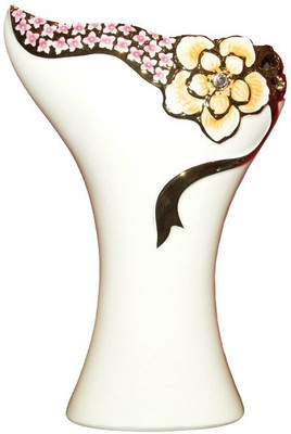 11% OFF on White Gold Porcelain Vase 11% OFF on White Gold Porcelain Vase
