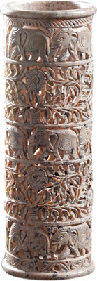 24% OFF on Aapno Rajasthan Finely Carved Cylindrical Stoneware Vase 24% OFF on Aapno Rajasthan Finely Carved Cylindrical Stoneware Vase
