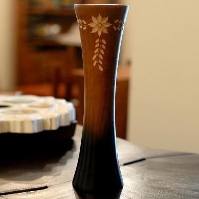 14% OFF on Tokenz Floral Flip Flower Wooden Vase