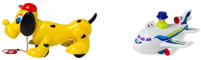 Lovely Lovely Pack of 2 Snoopy Dog and Push go Jet Lovely Lovely Pack of 2 Snoopy Dog and Push go Jet