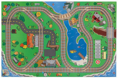 Fisher-Price Thomas Wooden Railway 2-In-1 Playboard Fisher-Price Thomas Wooden Railway 2-In-1 Playboard