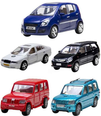 A R ENTERPRISES Ritz, Bolero, Scorpio, Innova & Skoda Octavia - Combo Of 5 Cars (MULTI)