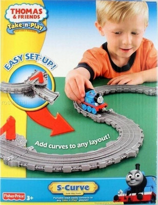Fisher-Price Thomas The Train S-Curve Fold-Out Track