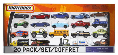 Mattel N5424 20 Pack Car Set Mattel N5424 20 Pack Car Set