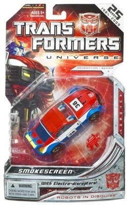 Transformers hasbro Universe Generation Series 1 Deluxe Figure Smokescreen Transformers hasbro Universe Generation Series 1 Deluxe Figure Smokescreen