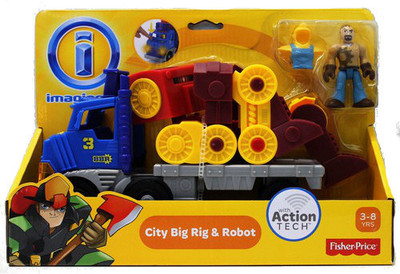 Fisher-Price Imaginext City Big Rig And Robot Fisher-Price Imaginext City Big Rig And Robot