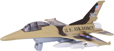 Baby Steps Die-Cast Metal Fly Tiger F-16 Plane