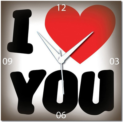 70% OFF on WebPlaza I Love You Valentine Analog Wall Clock Multicolor 70% OFF on WebPlaza I Love You Valentine Analog Wall Clock Multicolor
