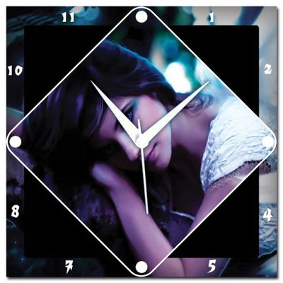 70% OFF on WebPlaza Angel On Tree Analog Wall Clock Multicolor